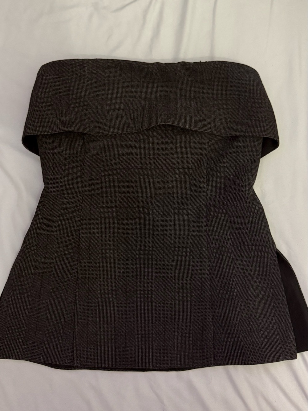 Aritzia Babaton Element Plaid Strapless Tube Top Size 00